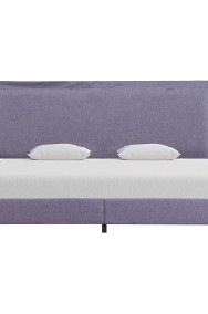 vidaXL Rama łóżka, jasnoszara, tkanina, 180 x 200 cm 280990-2