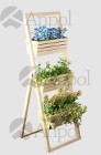 Kwietnik drewniany drabinka stojak na kwiaty