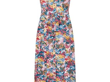 Długa kolorowa sukienka Soaked in Luxury L 40 maxi elegancka na lato kwiatowa-1