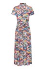Długa kolorowa sukienka Soaked in Luxury L 40 maxi elegancka na lato kwiatowa