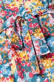 Długa kolorowa sukienka Soaked in Luxury L 40 maxi elegancka na lato kwiatowa-2