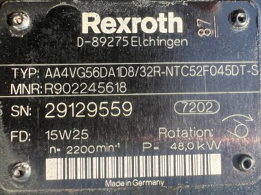 Rexroth AA4VG56DA1D8/32R-NTC52F045DT-S (R902245618) pompa-2