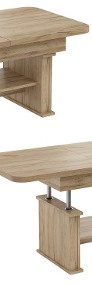 ława rozkładana podnoszona ławostół stolik w stylu loft L02 blat 120+40x70-3