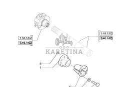 New Holland T6010 T6070 Piasta 87688498
