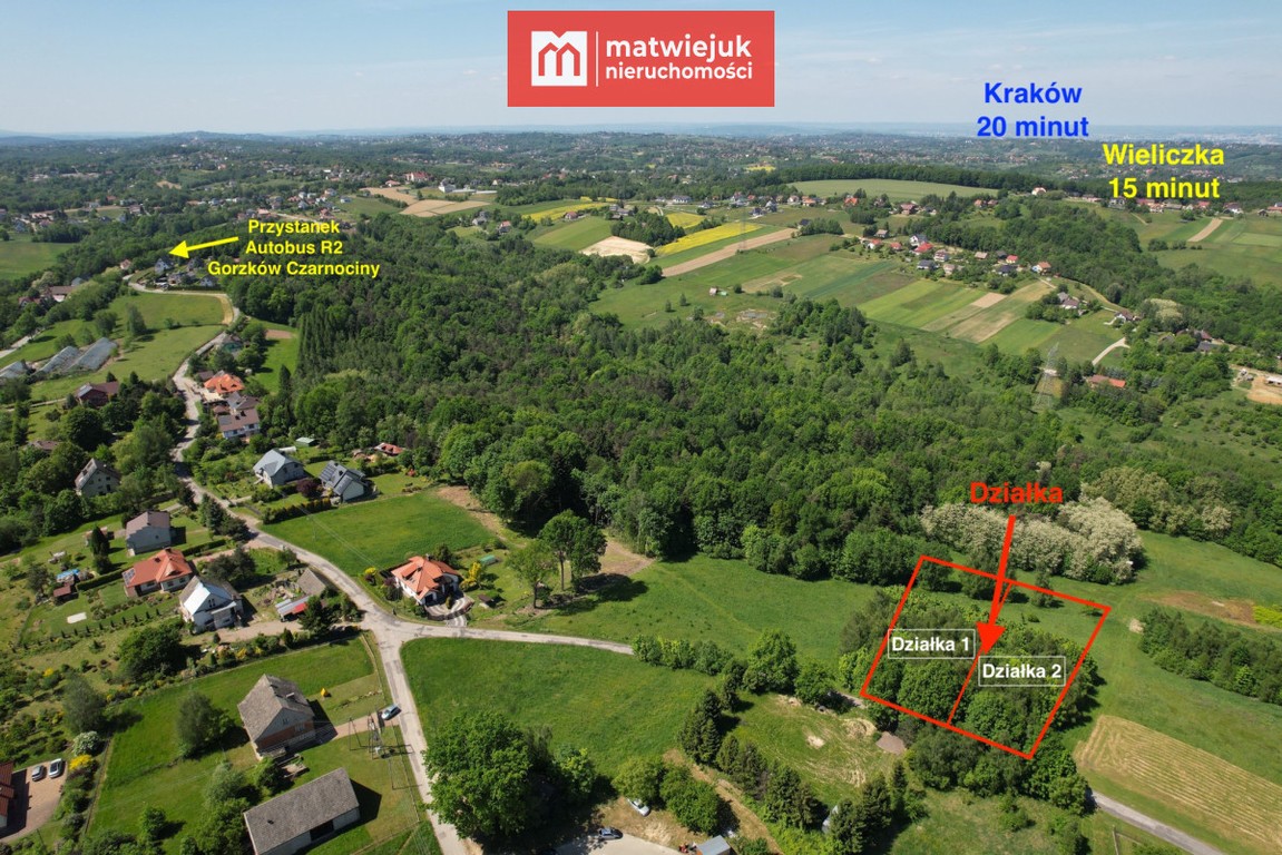 Działka w Gorzkowie – pohled 2