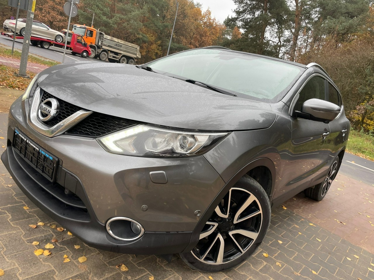 Nissan Qashqai II 130KM TEKNA+ AUTOMAT Najbogatszy Opłacony Kamera Navi Panorama Skóra