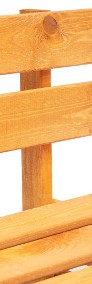 vidaXL Ogrodowa ławka z palet, drewno, miodowy brąz 45765-3