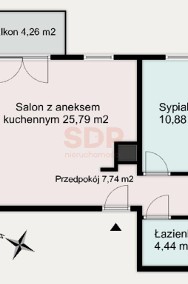 Dwa pokoje w nowej inwestycji na Krzykach-2