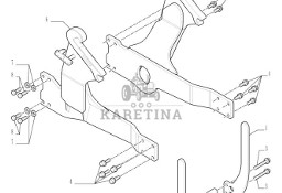 New Holland T6010 Rama 87493266