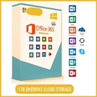 Office 365 Pro Plus + 1 TB pamięci masowej Cloud OneDrive
