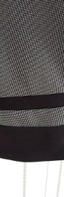 Spodnie F&F 40 L garniturowe w kant drobny wzorek szare lekkie -3