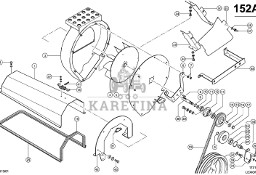 Claas Lexion 600 OBUDOWA 0005189531 (Hp-kanał wciągający; dmuchawa odsysająca)