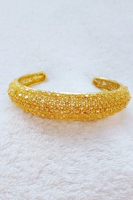 Nowa bransoletka arabska złoty kolor duża bangla bangle indyjska orientalna boho-2