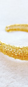 Nowa bransoletka arabska złoty kolor duża bangla bangle indyjska orientalna boho-4