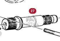 Fendt Favorit 514 Wał Wałek CZĘŚCI 524101320020