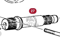 Fendt Favorit 514 Wał Wałek CZĘŚCI 524101320020