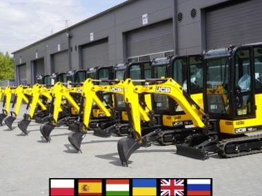NOWA minikoparka gąsienicowa 16 JCB C-1 / joysticki / 7 sztuk_261138-1