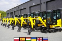 NOWA minikoparka gąsienicowa 16 JCB C-1 / joysticki / 7 sztuk_261138