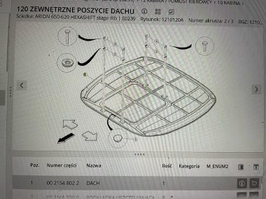 Claas Arion Axion Dach zewnętrzne poszycie dachu-2