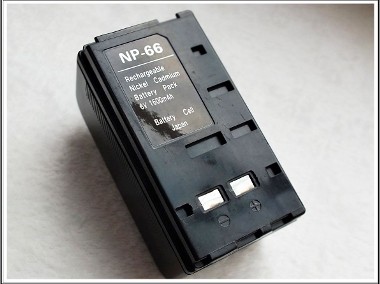  Bateria do kamery VHS NP-66 6V 1600mAh-1