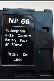  Bateria do kamery VHS NP-66 6V 1600mAh-2