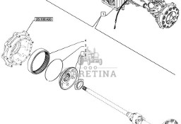 New Holland T6070 Tarcza 100.5mm id x 266.5mm od x 77.35mm thk 5141691