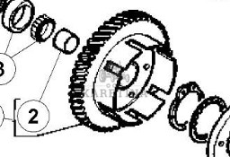 CLAAS RENAULT ATLES 936 RZ V5 Koło Zębate Przekładni Przedniej Osi 6005026910 60 0502 691 0
