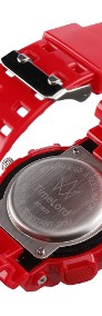 Zegarek w stulu G-SHOCK czerwony elektroniczno-analogowy-4