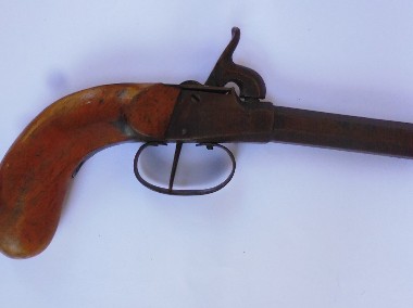 Pistolet Czarnoprochowy XIX w . Oryginal-1