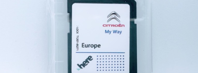 Karta SD Citroen RNEG - My Way 2023-1