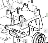 John Deere 6068HLA73 6820 6920 6920S Uchwyt CZĘŚCI L167673