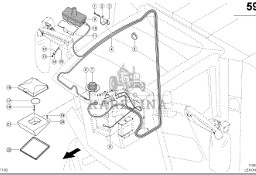 Claas Lexion 600 MODUŁ 0000160150 (Gps-odbiornik / gps-antena)