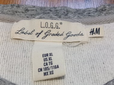 Bluza męska marki H&M  kolor szary, rozmiar XL.-2