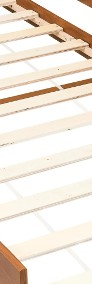 vidaXL Wysuwane łóżko, miodowy brąz, drewno sosnowe, 90x200 cm 283153-4