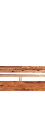 vidaXL Łóżko z materacem, lite drewno akacjowe, 180x200 cm 274724-4