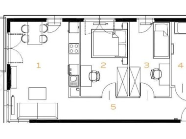 3-pokojowe bezpośrednio 57,55m2 + balkon + MP-1