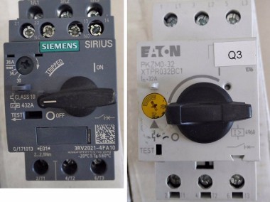 Wyłączniki silnikowe Siemens i Eaton-1