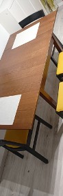 Stół rozkładany brązowy Ikea + krzesła gratis -4