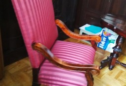 Krzesło antyczne, fotel tapicerowany