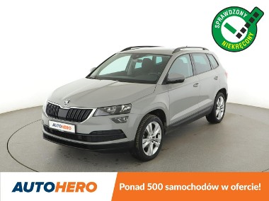 Skoda Karoq DSG klima auto grzane fotele navi panorama czujniki parkowania-1