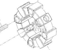 Fendt 930 933 936 939 942 Vario Gen 6 Sprzęgło Przedniego WOM CZĘŚCI G961150200040