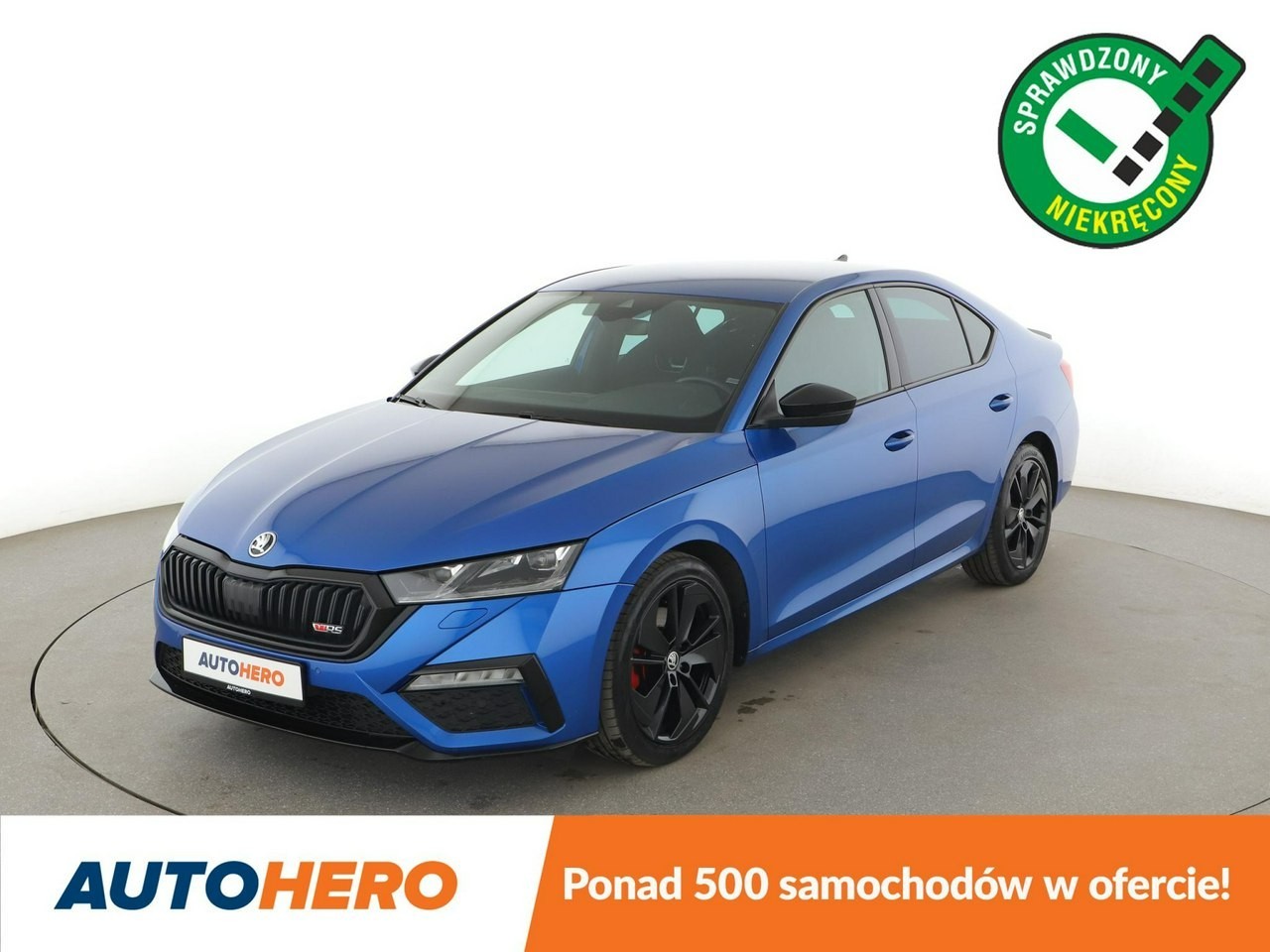 Skoda Octavia IV RS 200KM Virtual Navi Kamera cofania Klimatyzacja Podgrzewane footel