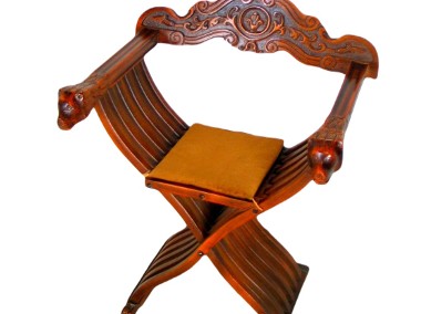 Krzesło rzymskie / fotel rzymski / składane-1