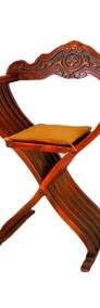 Krzesło rzymskie / fotel rzymski / składane-4