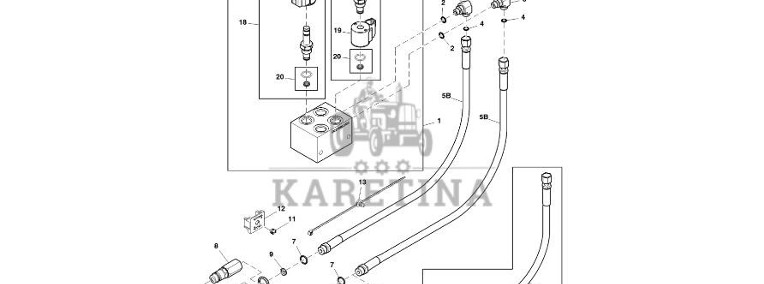 John Deere 960 - Zawór elektromagnetyczny DC217718 (Układ hydrauliczny)-1