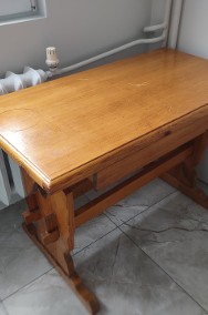 Stół drewniany solidny - do kuchni - masywne wykonanie.-2