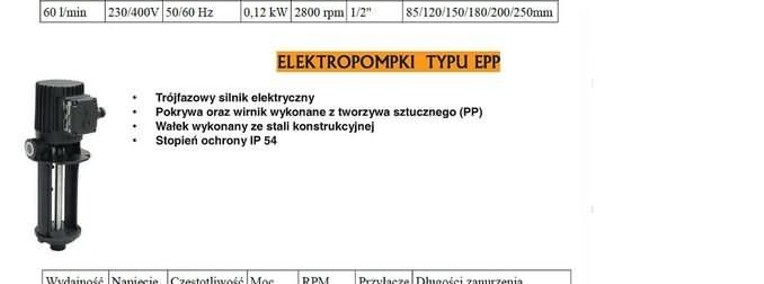 Elektropompki do chłodziwa -30l/min , 60l/min -1