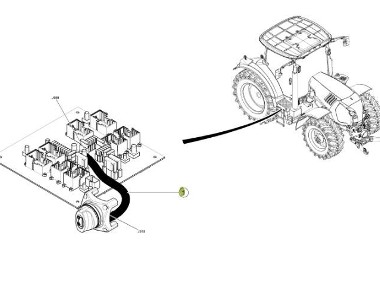 Claas Arion 550-520 650-620 - kabel wiązka elektryczna 0021503042-2