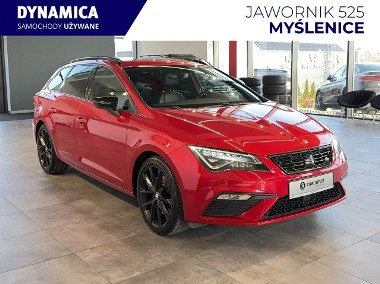 SEAT Leon III FR 2.0TSI 190KM DSG 2019 r., s. PL, pakiet Black, FullLink, NAVI, DC-1