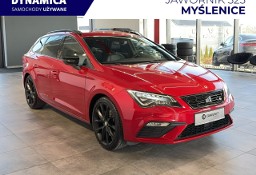 SEAT Leon III FR 2.0TSI 190KM DSG 2019 r., s. PL, pakiet Black, FullLink, NAVI, DC